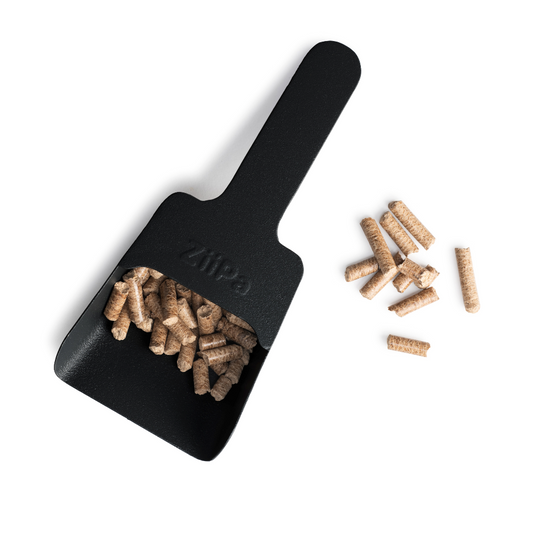 ZiiPa Melfa Wood Pellet Scoop - Charcoal/Charbon