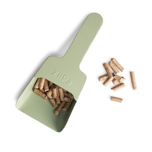 ZiiPa Melfa Wood Pellet Scoop - Eucalyptus