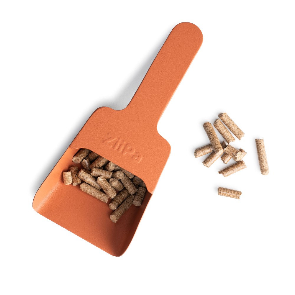 Load image into Gallery viewer, ZiiPa Melfa Wood Pellet Scoop - Terracotta