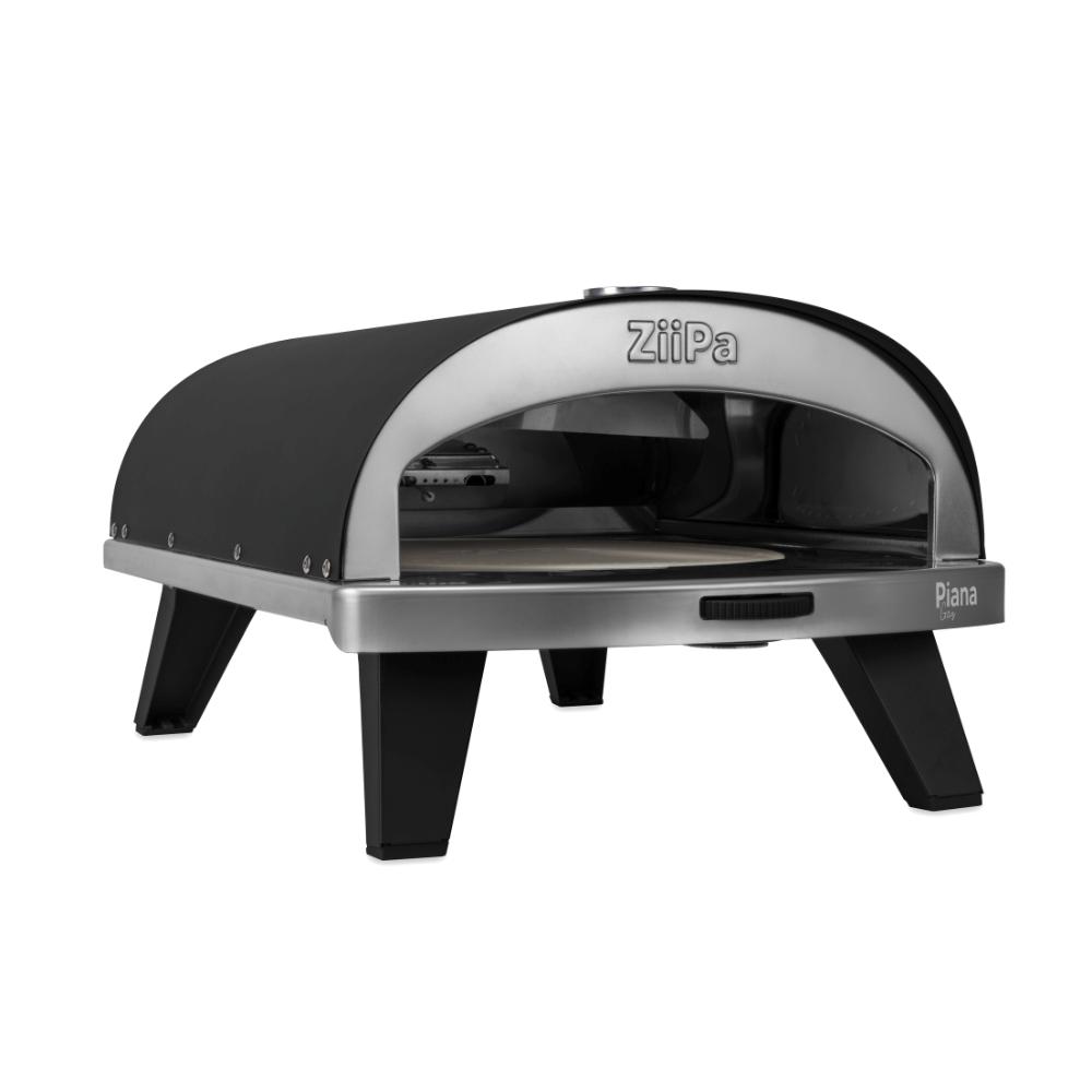 Load image into Gallery viewer, ZiiPa Piana Gas Fired Pizza Oven with Rotating Stone - Charcoal/Charbon