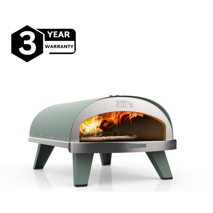 ZiiPa Piana Gas Fired Pizza Oven with Rotating Stone - Eucalyptus