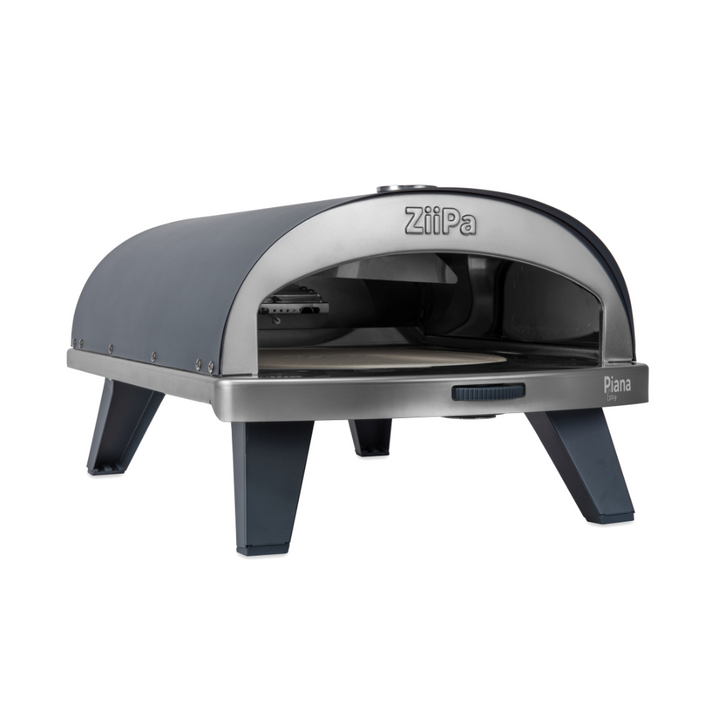 ZiiPa Piana Gas Fired Pizza Oven with Rotating Stone - Slate/Ardoise