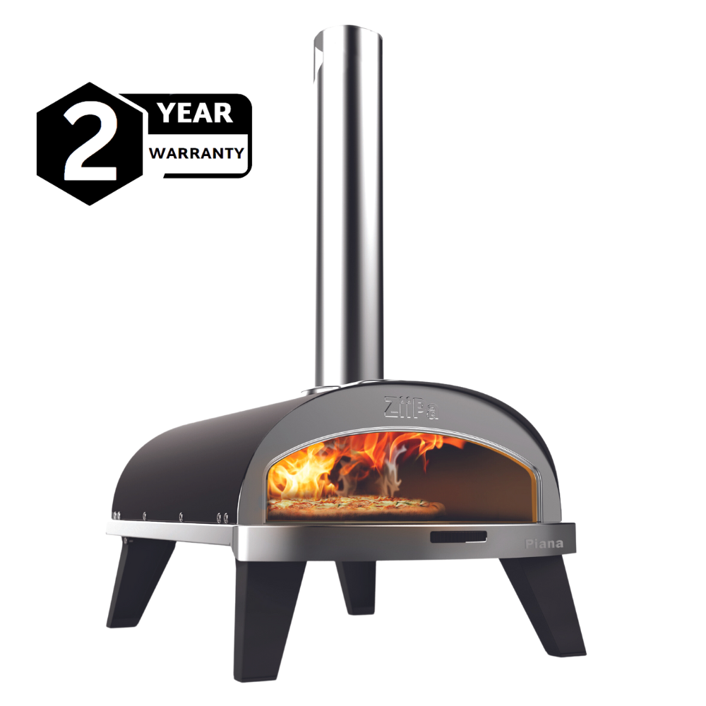 Load image into Gallery viewer, ZiiPa Piana Wood Pellet Pizza Oven with Rotating Stone - Charcoal/Charbon