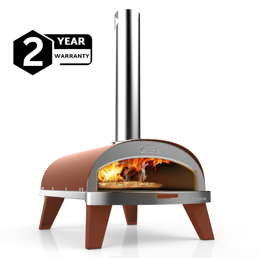 Load image into Gallery viewer, ZiiPa Piana Wood Pellet Pizza Oven with Rotating Stone - Terracotta