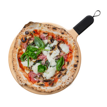 Load image into Gallery viewer, ZiiPa Sora Beech Pizza Serving Board 31cm - Charcoal/Charbon