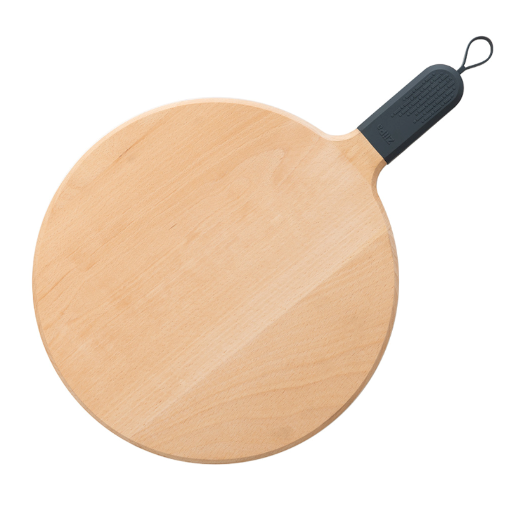 Load image into Gallery viewer, ZiiPa Sora Beech Pizza Serving Board 31cm - Slate/Ardoise