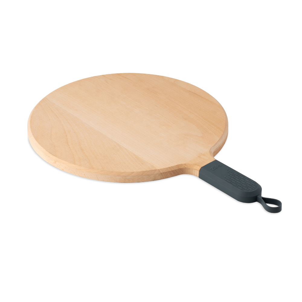 Load image into Gallery viewer, ZiiPa Sora Beech Pizza Serving Board 31cm - Slate/Ardoise