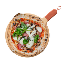 Load image into Gallery viewer, ZiiPa Sora Beech Pizza Serving Board 31cm - Terracotta