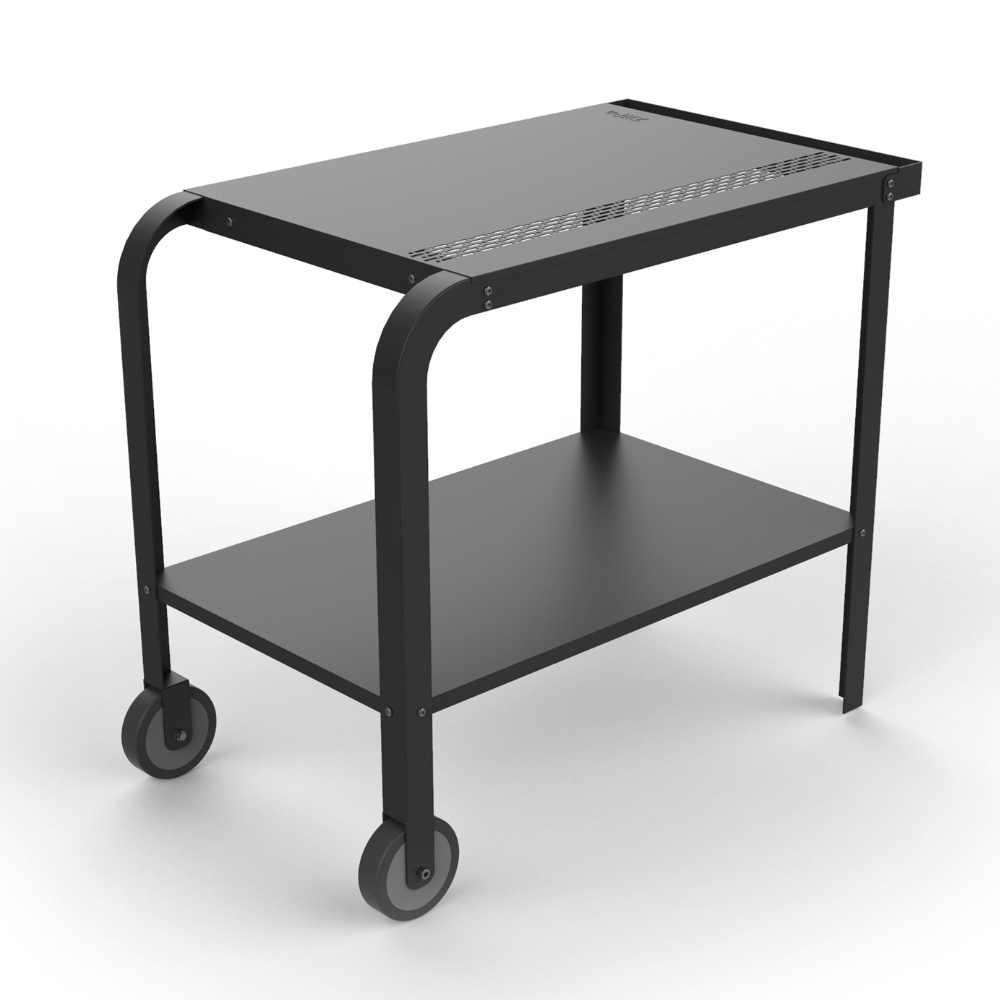 Load image into Gallery viewer, ZiiPa Vallone Garden Trolley with Shelf - Charcoal/Charbon