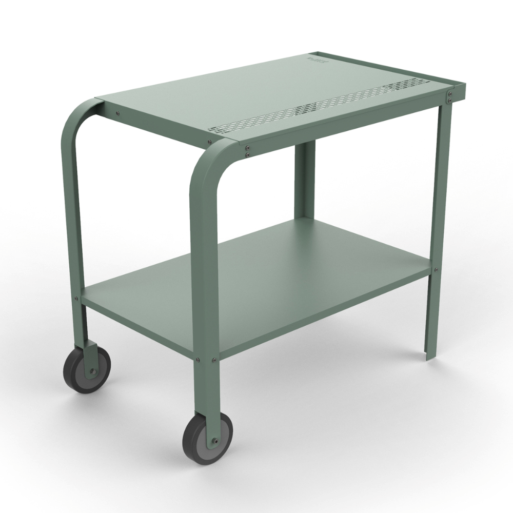 Load image into Gallery viewer, ZiiPa Vallone Garden Trolley with Shelf - Eucalyptus