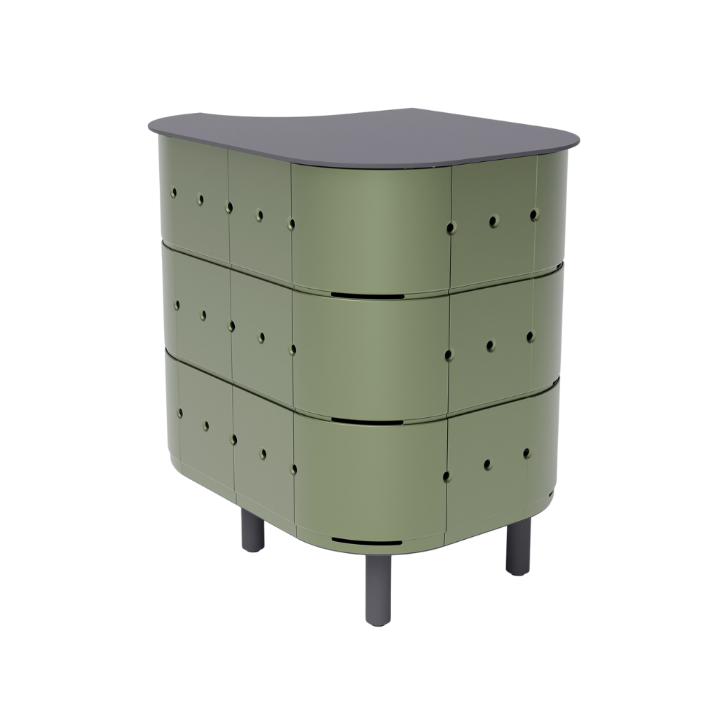 Load image into Gallery viewer, ALUVY JEAN Basalt Outdoor Storage Cabinet - Left - Kaki