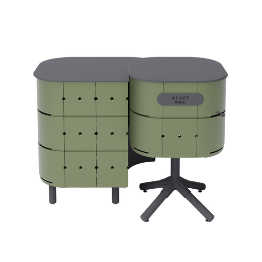 ALUVY MARCEL Original Charcoal Cook & JEAN Store Left - Kaki