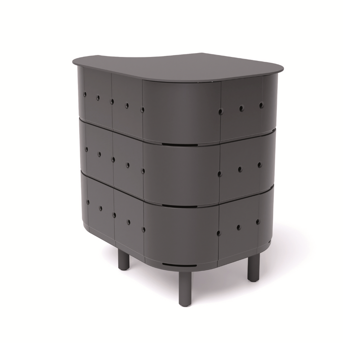 ALUVY JEAN Basalt Outdoor Storage Cabinet - Right - Anthracite