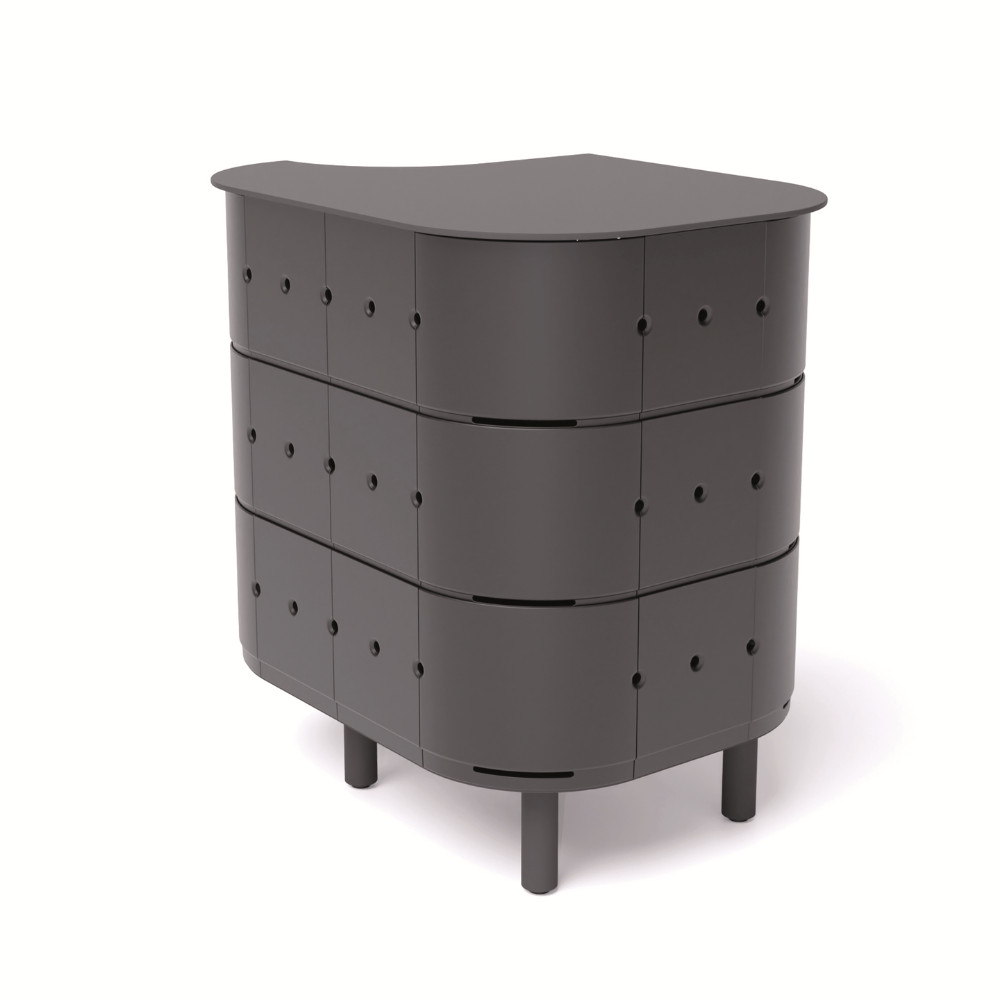 Load image into Gallery viewer, ALUVY JEAN Basalt Outdoor Storage Cabinet - Right - Anthracite