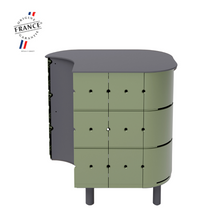 Load image into Gallery viewer, ALUVY JEAN Basalt Outdoor Storage Cabinet - Right - Kaki