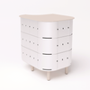 ALUVY JEAN Original Outdoor Storage Cabinet - Right - Blanc