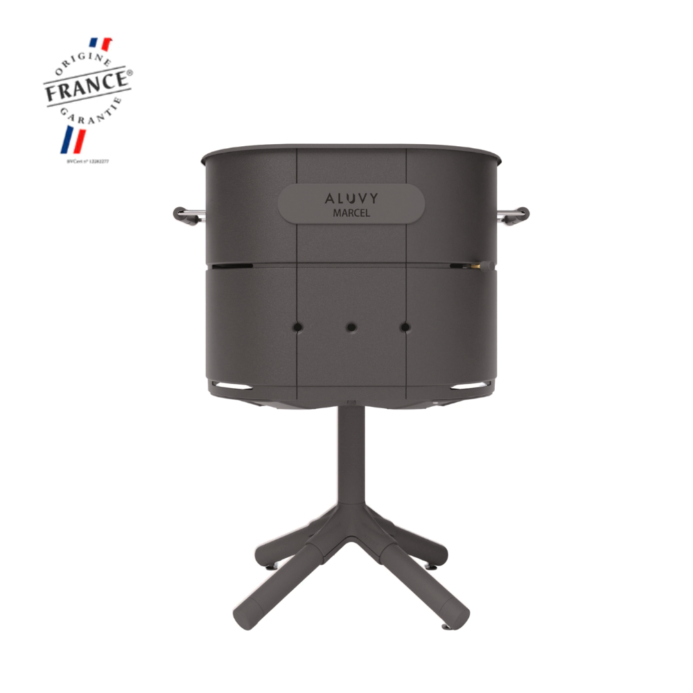 Load image into Gallery viewer, ALUVY MARCEL Basalt Charcoal Barbeque - Anthracite