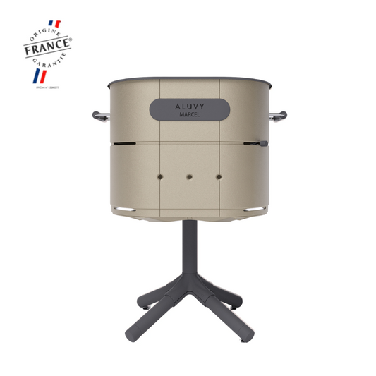 ALUVY MARCEL Basalt Charcoal Barbeque - Champagne