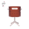 ALUVY MARCEL Original Charcoal Barbeque with Cover & BBQ Tool Set - Terracotta
