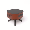 ALUVY SAM Basalt Low Brazier with Cover & BBQ Tool Set - Terracota