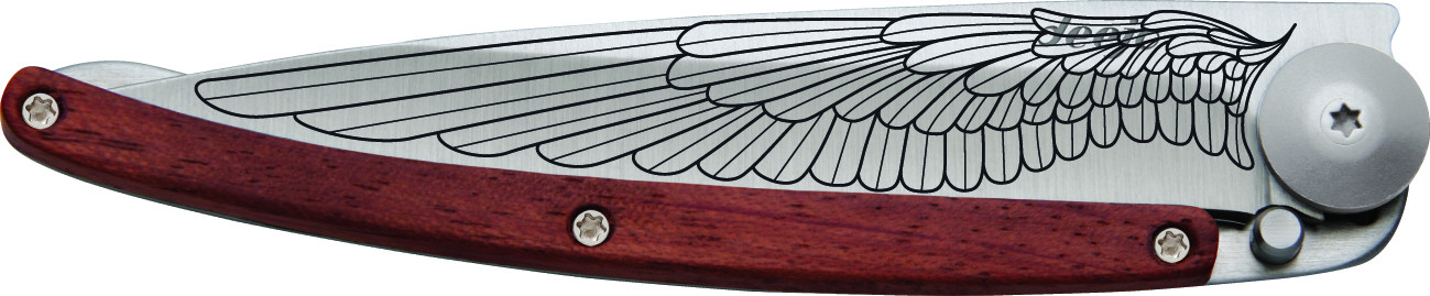 Load image into Gallery viewer, DEEJO KNIFE | Rosewood 37g - Wing closed