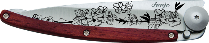 DEEJO KNIFE | Rosewood 37g - Cherry Blossom Closed