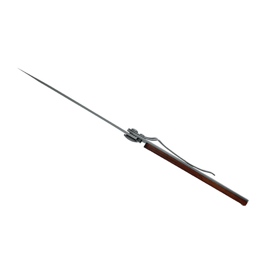 DEEJO KNIFE | Rosewood 37g - Vroom Side View