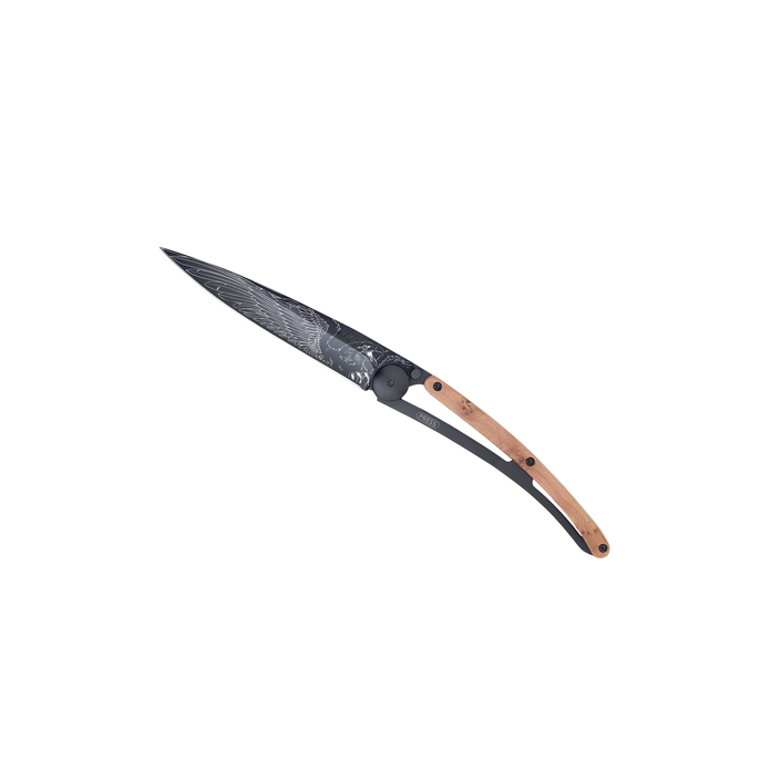 DEEJO KNIFE | Juniper Wood 37g BLACK - Eagle 