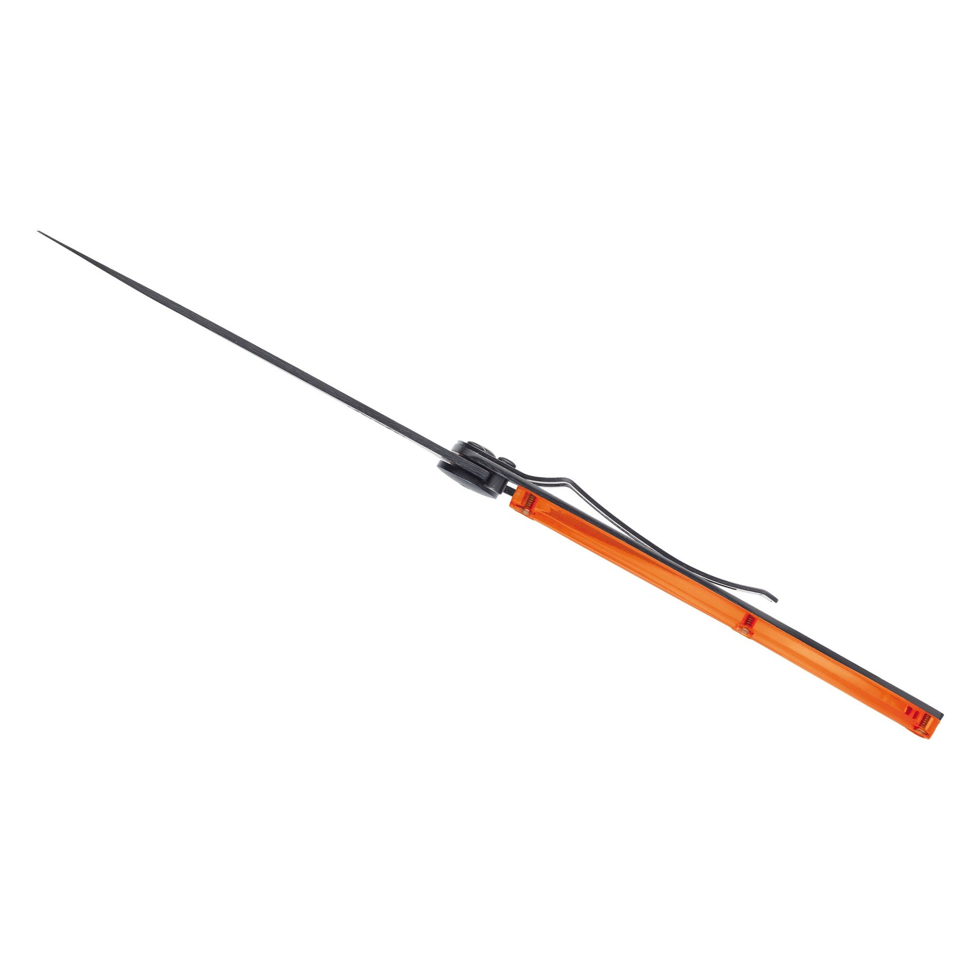 DEEJO KNIFE | BLACK BLADE 37g - Skate/Orange side profile