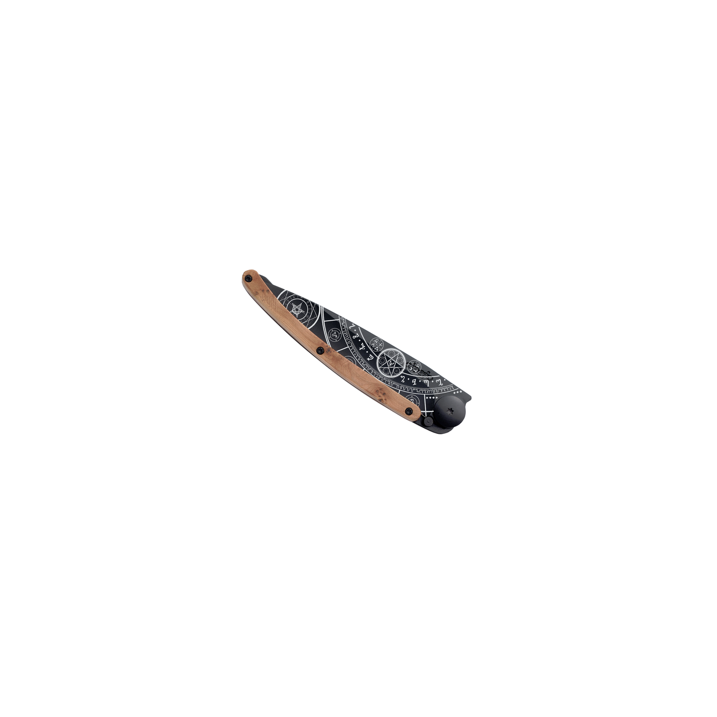 Load image into Gallery viewer, DEEJO KNIFE | Juniper Wood 37g BLACK - Esoteric