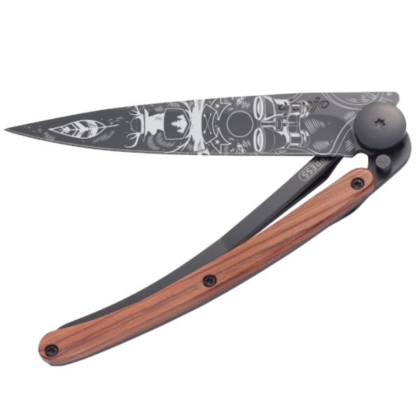 Load image into Gallery viewer, DEEJO Rosewood Black Knife 37g - Wilderness