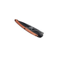 Load image into Gallery viewer, DEEJO KNIFE | Rosewood BLACK 37g - Anchor Closed