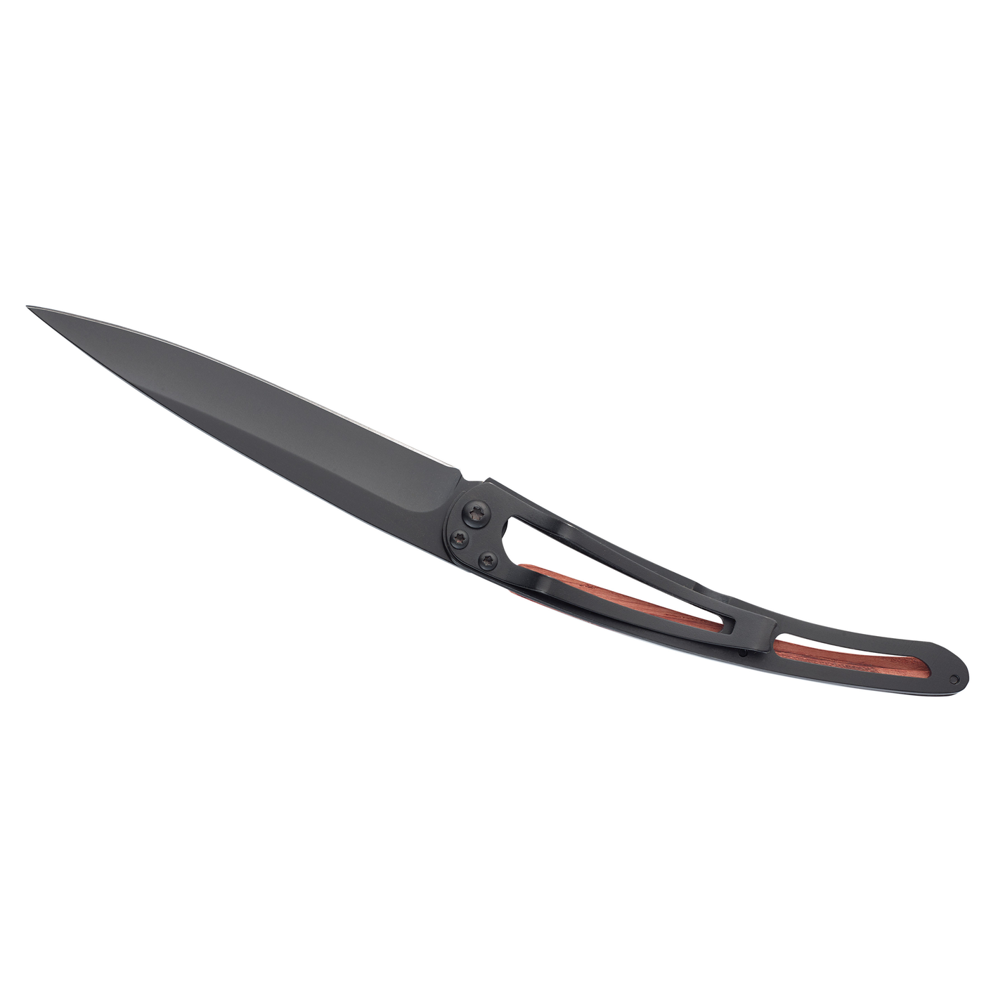 Load image into Gallery viewer, DEEJO Rosewood Knife Black 37g - Anchor