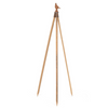 MARTHA'S VINEYARD Garden Stake Topper Rust Finish - Queen Sparrow