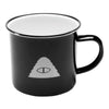 POLER Enamel Camp Mug 414ml Black - 'Camping Stuff' **Limited Stock**