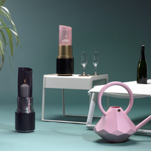 Load image into Gallery viewer, GARDEN GLORY Lipstick Lantern Midi - Pink &amp; Gold