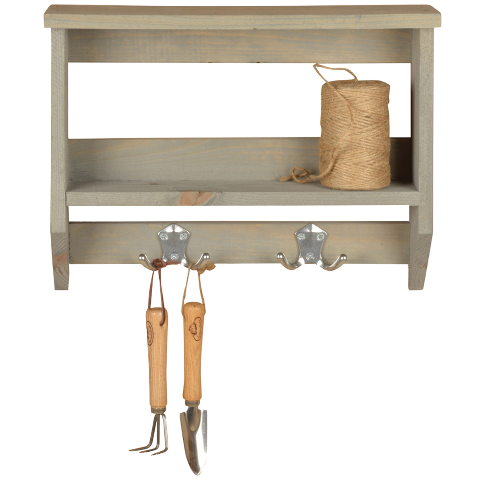 ESSCHERT DESIGN Shelf with hooks - Medium