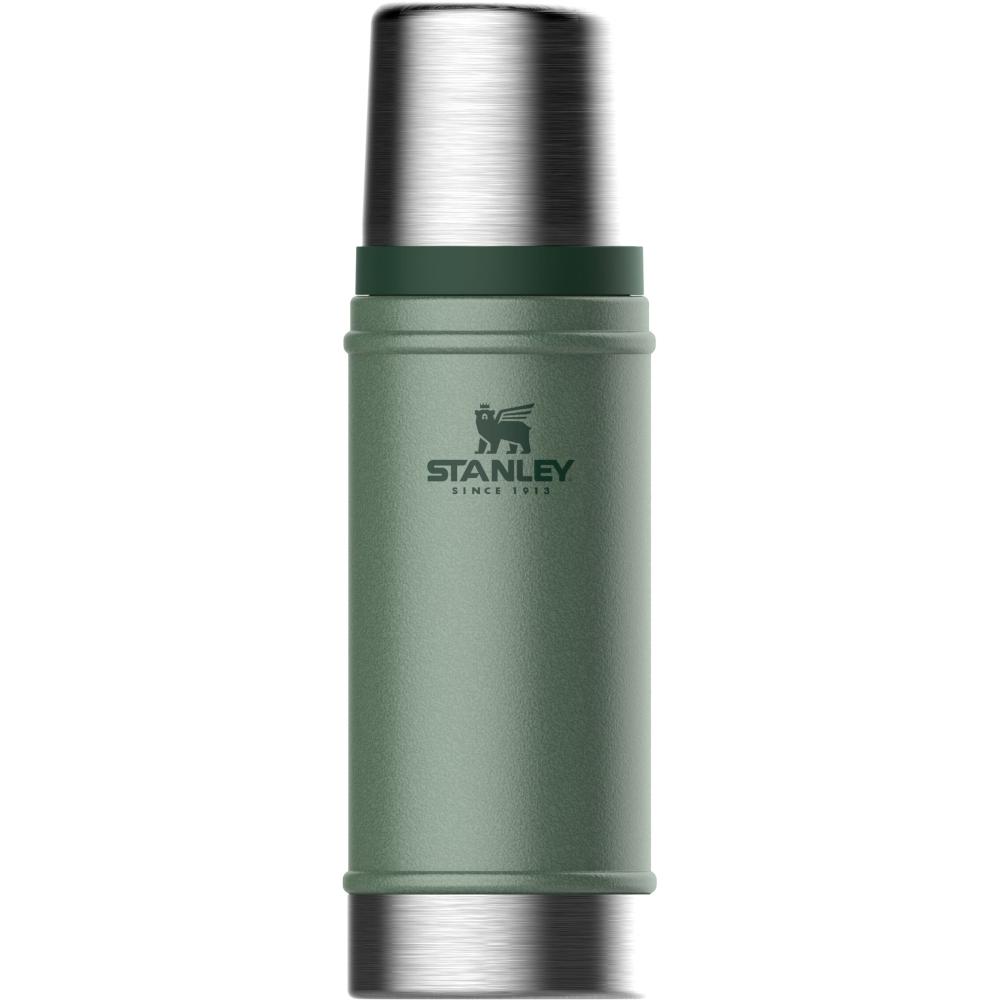 STANLEY CLASSIC 470ml The Legendary Insulated Vacuum Flask Hammertone Green - Extra Small