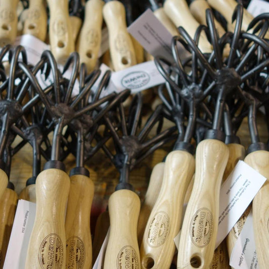 DEWIT Cultivator - 3 Tine - 140mm Ash Handle