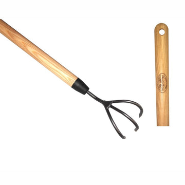 DEWIT Cultivator - 3 Tine - 1400mm Ash Handle