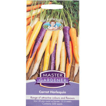 Load image into Gallery viewer, MASTER GARDENER Seeds - Carrot Harlequin