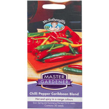 Load image into Gallery viewer, MASTER GARDENER Seeds - Chilli Pepper - Caribbean Blend