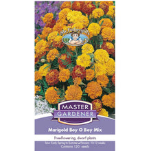 Load image into Gallery viewer, MASTER GARDENER Seeds - French Marigold Boy O Boy Mix