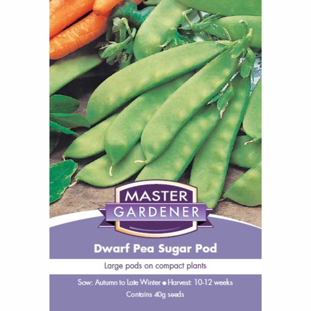 MASTER GARDENER Seeds - Dwarf Pea Sugar Pod