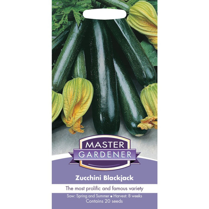 MASTER GARDENER Seeds - Zucchini Blackjack