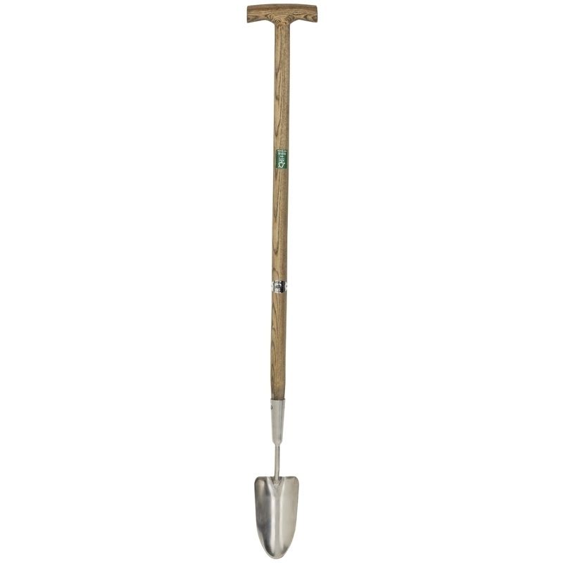 DRAPER TOOLS Expert Heritage Range Stainless Steel Flower Trowel - Dark Ash Handle