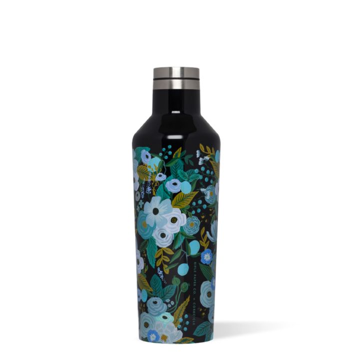 CORKCICLE x RIFLE | Stainless Steel Insulated Canteen 16oz (470ml) - Garden Party Blue