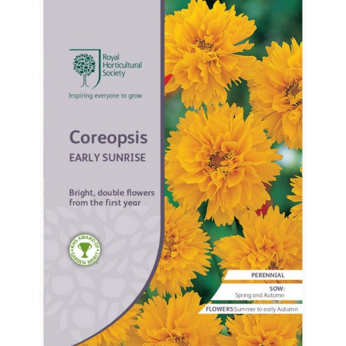 ROYAL HORTICULTURAL SOCIETY Seeds - Coreopsis Early Sunrise