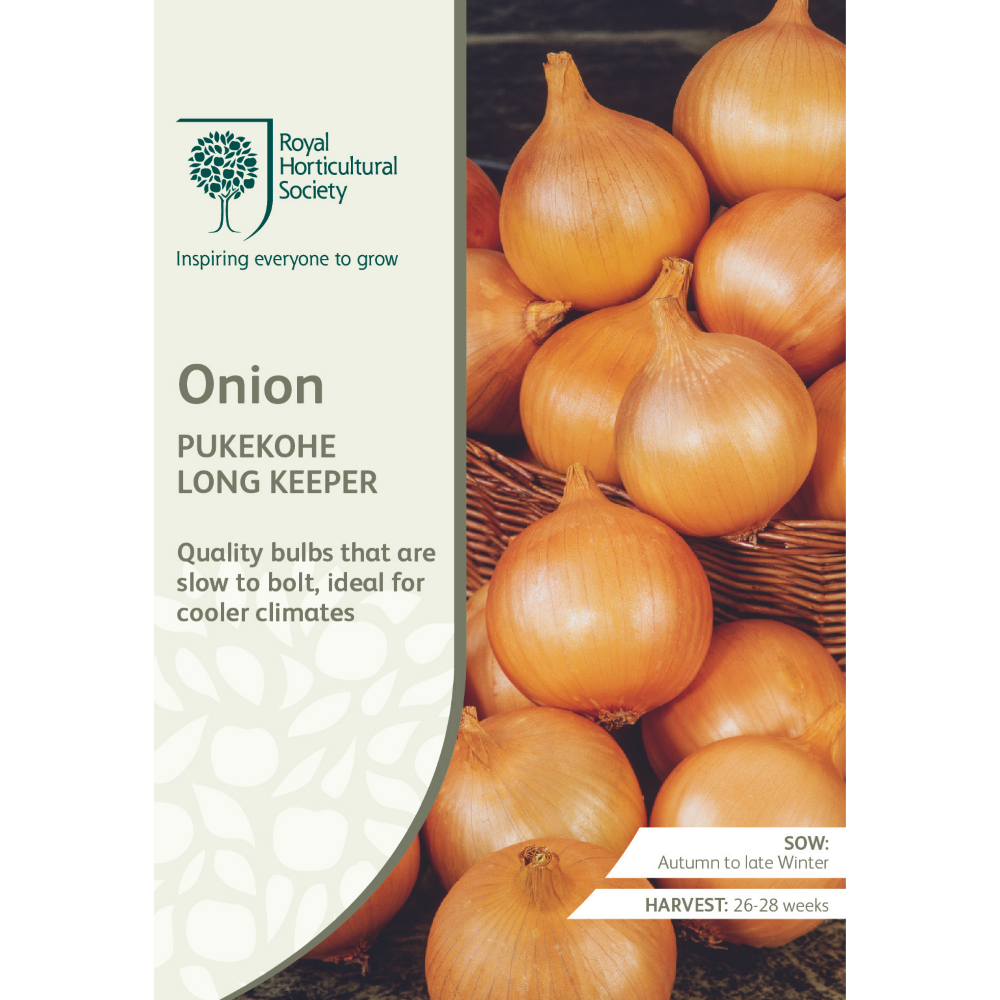 ROYAL HORTICULTURAL SOCIETY Seeds - Onion Pukekohe Longkeeper
