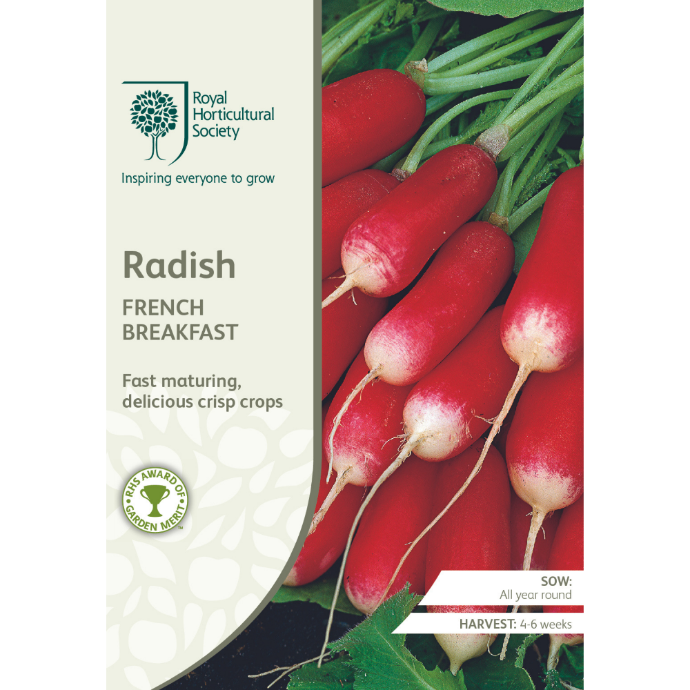 ROYAL HORTICULTURAL SOCIETY Seeds - Radish French Breakfast